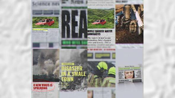 Videohive Vertical Newspaper Stories 58581061
