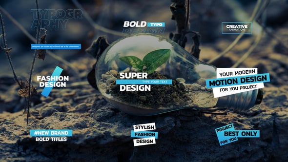 Videohive Simple Big Titles | AE