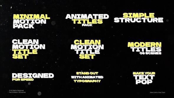Videohive Text Shadow | After Effects