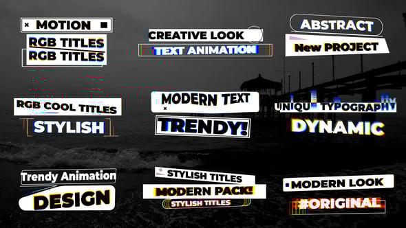 Videohive RGB Abstract Titles