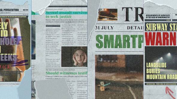 Videohive Vertical Newspapers