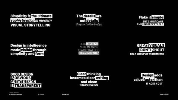 Videohive Quotes Text-Box | After Effects