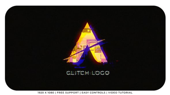 Videohive Glitch Logo 59159428