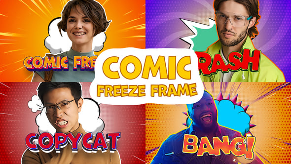 Videohive Comic Freeze Frame