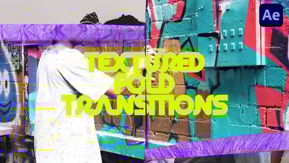 Videohive Textured Fold Transitions