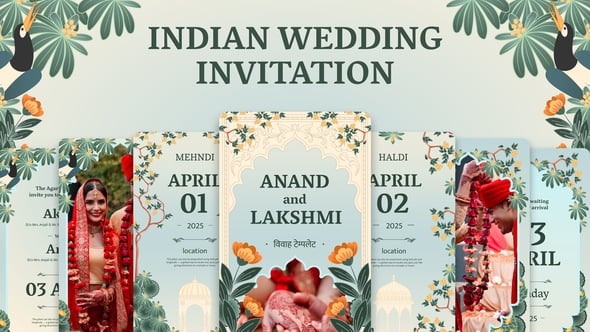Videohive Indian Wedding Invitation 58590774