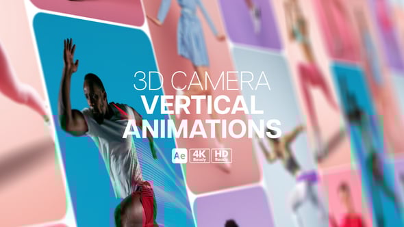 Videohive 3D Camera Vertical Animations