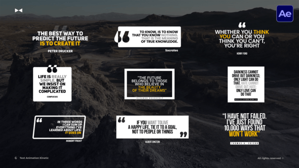 Videohive Quotes Animation Text  AE