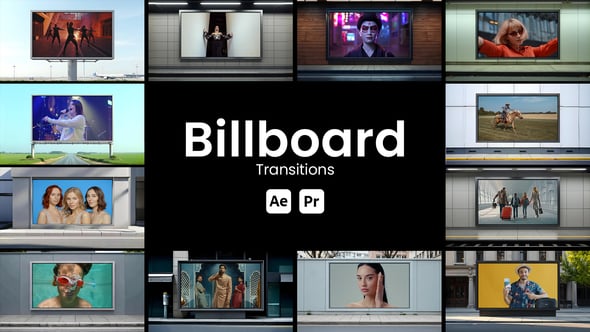 Videohive Billboard Transitions