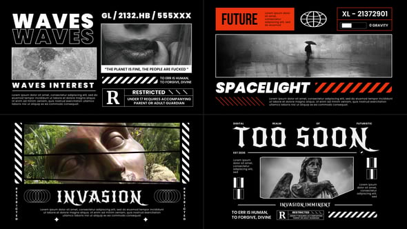 Videohive Brutalism Typography