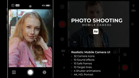 Videohive Photo Shooting – Mobile Camera