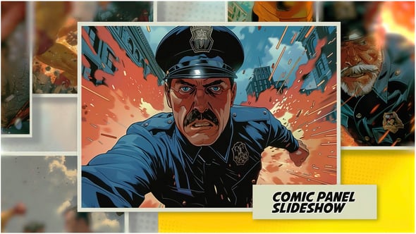 Videohive Comic Panel Slideshow