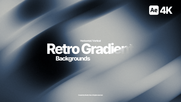 Videohive Retro Gradient Backgrounds