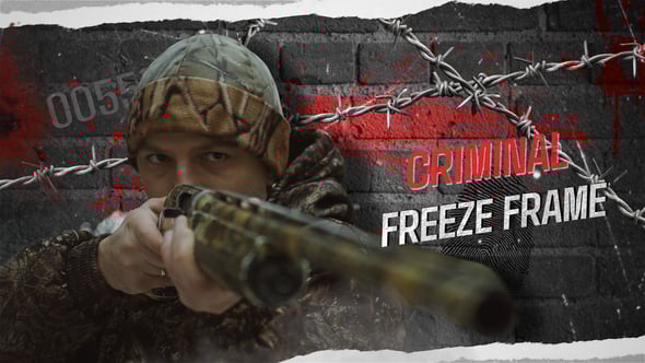 Videohive Criminal Freeze Frame