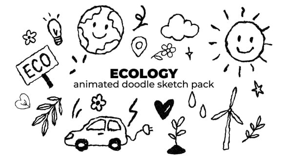 Videohive Ecology – Animated Doodle Sketch Pack