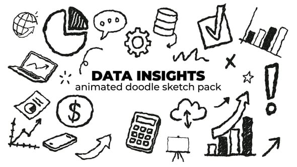 Videohive Data Insights – Animated Doodle Sketch Pack