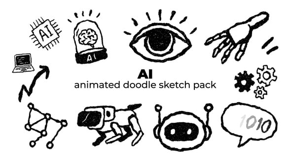 Videohive AI – Animated Doodle Sketch Pack