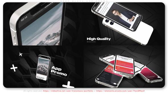 Videohive Deep Black App Promo