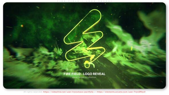 Videohive Epic Fire Battlefield Logo Reveal | After Effects Template