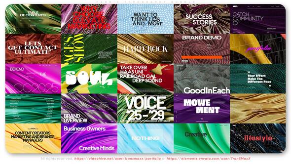 Videohive Fabric Typography Bundle