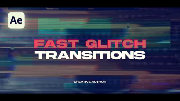 Videohive Fast Glitch Transitions