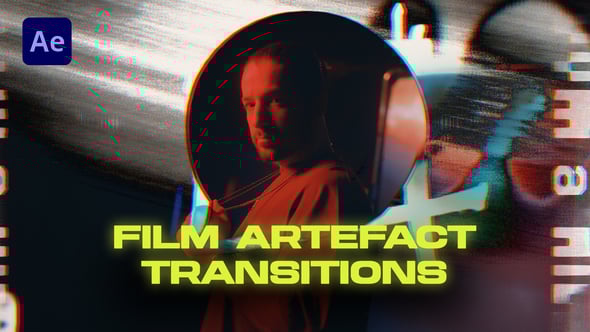 Videohive Film Artefact Transitions