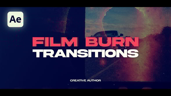 Videohive Film Burn Transitions 58848431