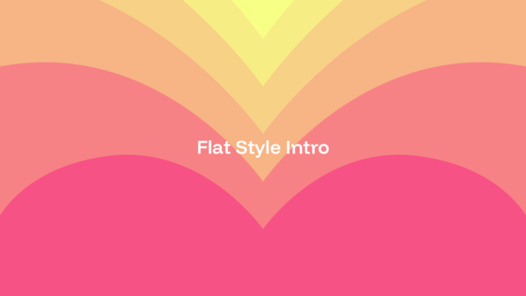 Videohive Flat Style Intro