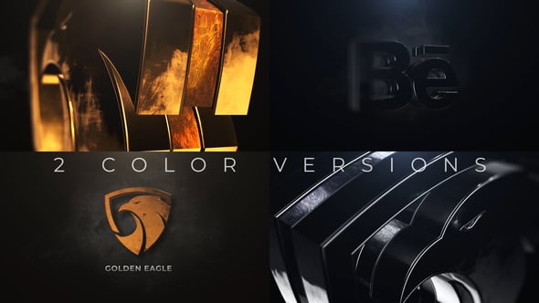 Videohive Gold And Silver Logo Reveal 24753721