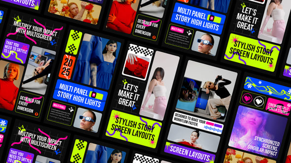 Videohive Multiscreen Reels