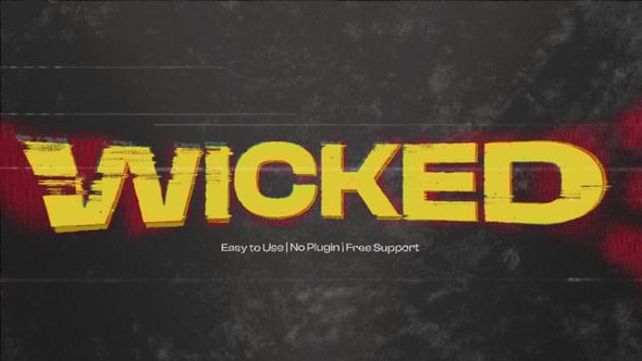 Videohive Noise Text Effect