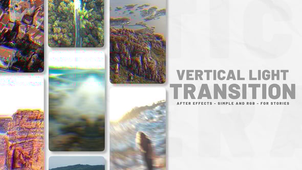 Videohive Vertical Light Transition