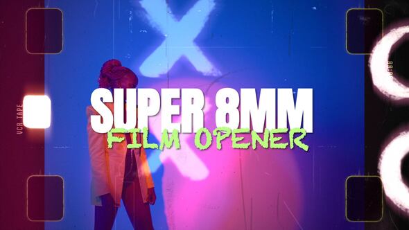 Videohive Super 8 Film Opener