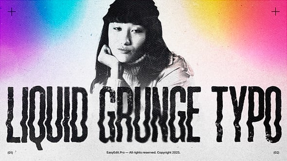 Videohive Liquid Grunge Typography