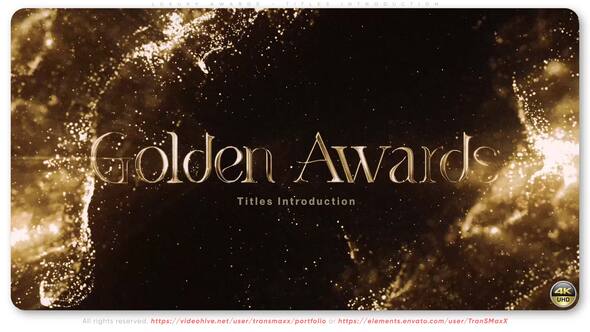 Videohive Luxury Awards – Titles Introduction