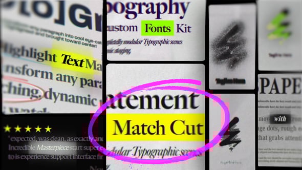 Videohive Match Cut Intro Creator | Text & Logo Opener