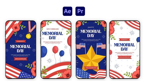 Videohive Memorial Day US Instagram Story