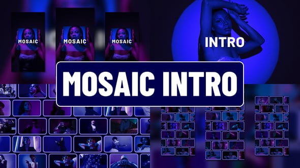 Videohive Mosaic Intro 58854721