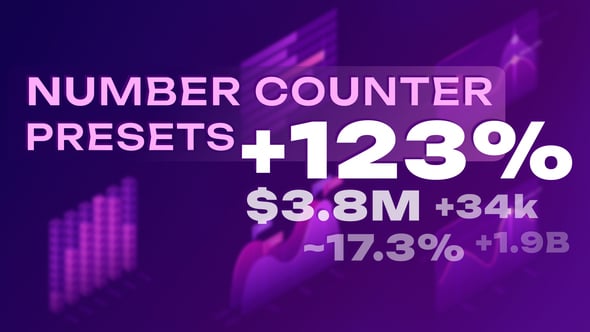 Videohive Number Counter Presets