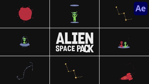 Videohive Alien Space Pack for After Effects