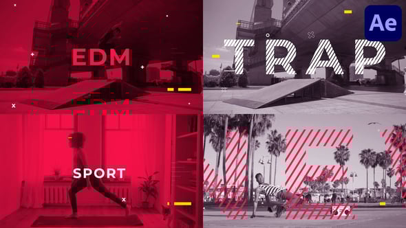 Videohive Edm Trap Sport for After Effects