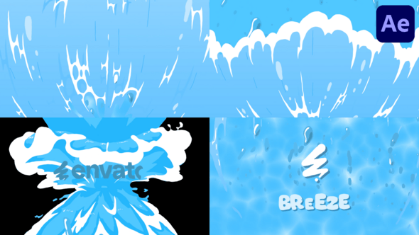 Videohive Sea Breeze Logo Opener for After Effects