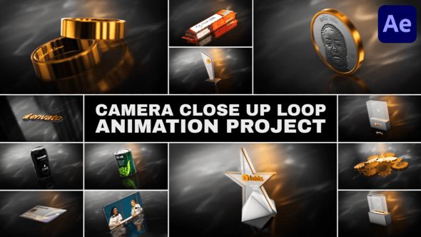 Videohive Camera Close Up Loop Animation Project for After Effects