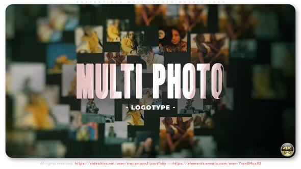 Videohive Pretentious Multi-Photo Mosaic Logo