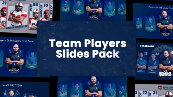 Videohive Team Player Slides Animation Pack
