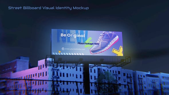Videohive Street Billboard Visual Identity Mockup