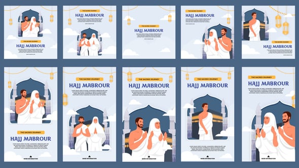 Videohive Hajj Feed and Stories Instagram