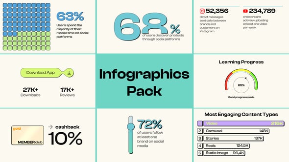 Videohive Infographics Pack 58550604