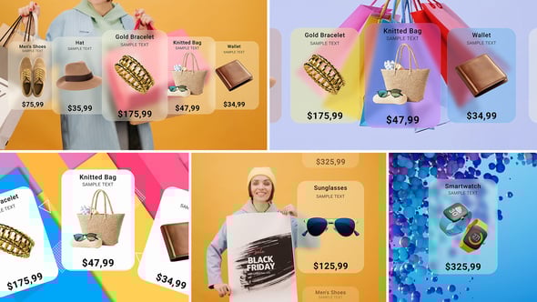 Videohive Carousel Glass Sliders