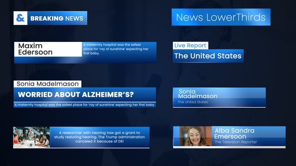 Videohive News LowerThirds